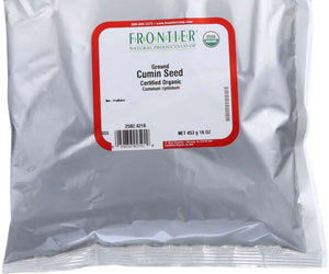 Frontier Natural Products: Organic Ground Cumin Seed, 16 Oz