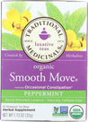 Traditional Medicinals: Organic Smooth Move Peppermint Herbal Tea 16 Tea Bags, 1.13 Oz