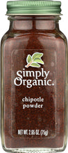 Simply Organic: Chipotle Powder, 2.65 Oz