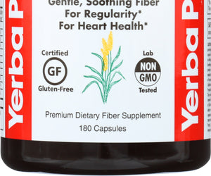 Yerba Prima: Psyllium Husks Caps 625 Mg, 180 Capsules