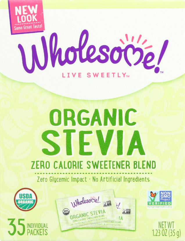 Wholesome Sweeteners: Organic Stevia 35 Packets, 1.23 Oz