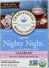 Traditional Medicinals: Relaxation Teas Organic Nighty Night Valerian Caffeine Free 16 Tea Bags, 0.85 Oz