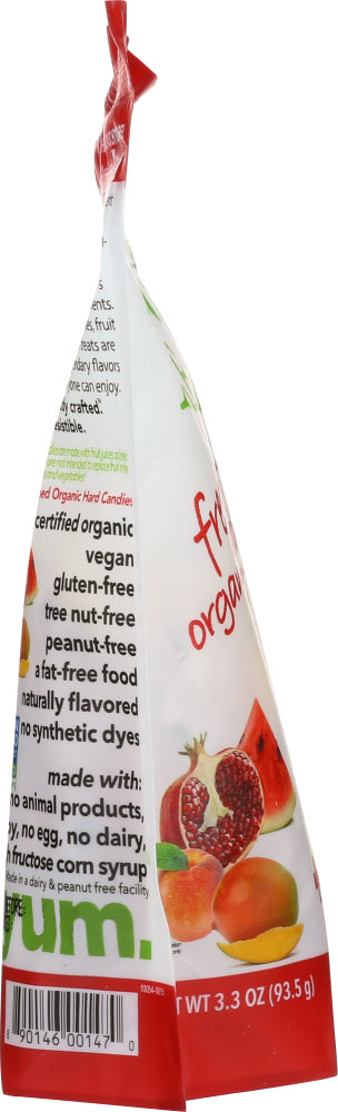 Yummy Earth: Organic Candy Drops Gluten Free Freshest Fruit Flavors, 3.3 Oz