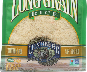 Lundberg Family Farms: Organic White Long Grain Rice, 32 Oz