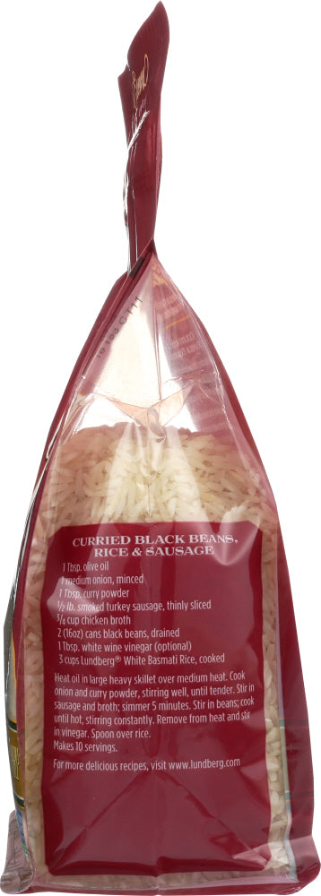 Lundberg: Organic California White Basmati Rice, 2 Lb