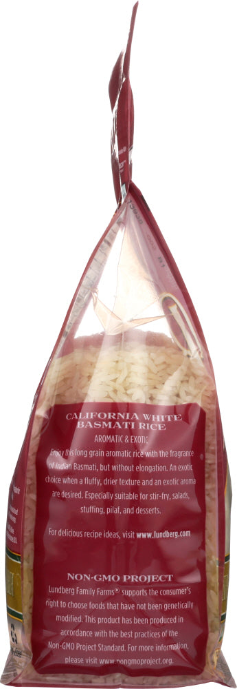 Lundberg: Organic California White Basmati Rice, 2 Lb