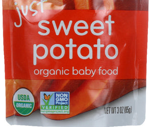 Plum Organics: Just Sweet Potato Baby Food, 3 Oz