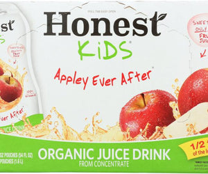 Honest: Kids Organic Juice Drink Appley Ever After 8 Count, 54 Oz - RubertOrganics