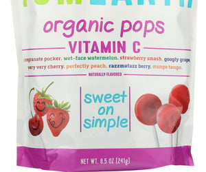 Yumearth: Organics, Organic Vitamin C Pops 40+ Pops, 8.5 Oz