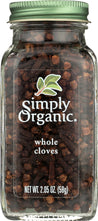 Simply Organic: Seasoning Cloves Whole Bottle, 2.05 Oz