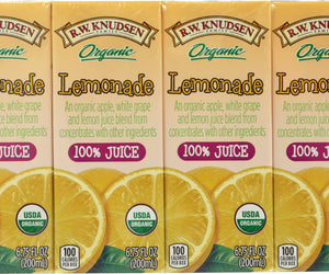 R.w. Knudsen: Family 100% Organic Lemonade Juice 4 Count, 27 Oz