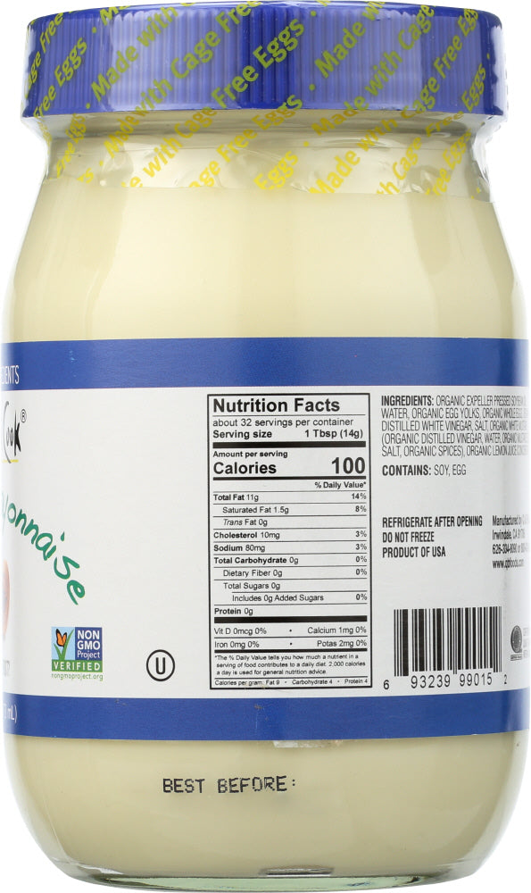 Ojai Cook: Organic Mayonnaise, 16 Oz