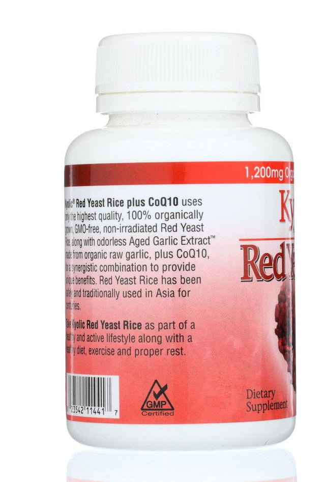 Kyolic: Aged Garlic Extract Red Yeast Rice Plus Coq10, 75 Capsules - RubertOrganics