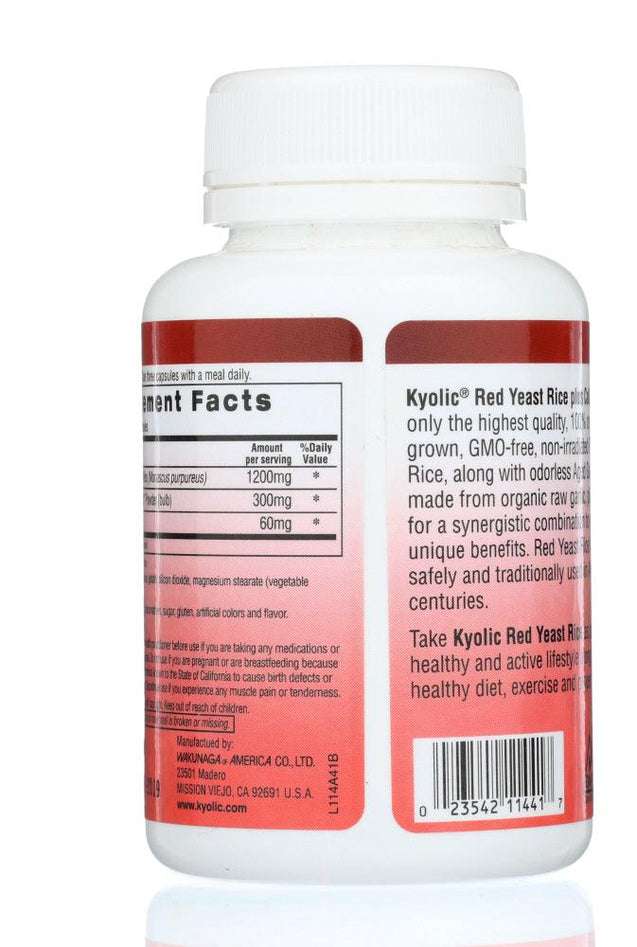 Kyolic: Aged Garlic Extract Red Yeast Rice Plus Coq10, 75 Capsules - RubertOrganics