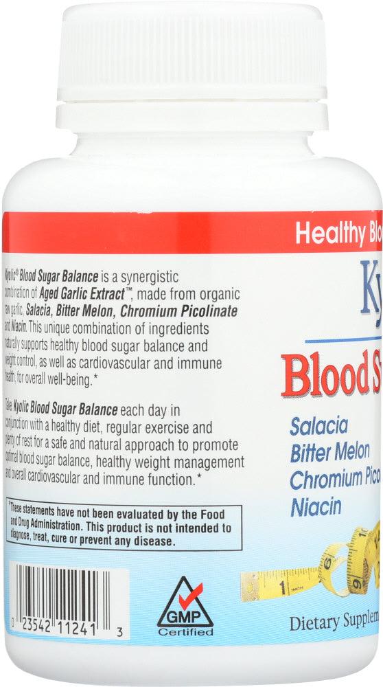 Kyolic: Aged Garlic Extract Blood Sugar Balance, 100 Capsules - RubertOrganics