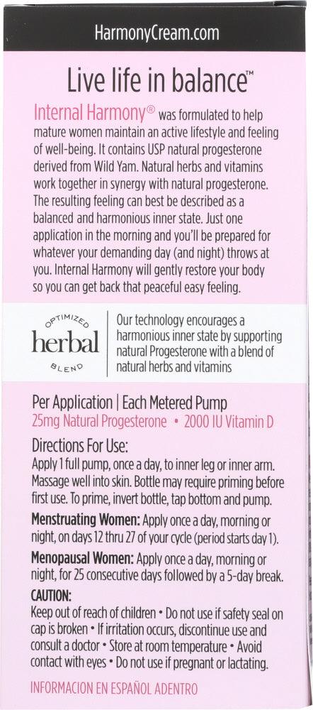 Dreambrands: Internal Harmony For Women Progesterone Cream, 3 Oz - RubertOrganics