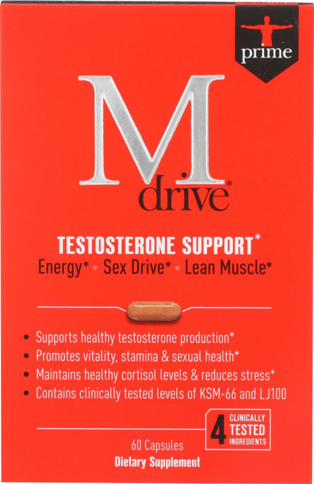 Dreambrands: Mdrive Prime Testosterone Support, 60 Tablets - RubertOrganics