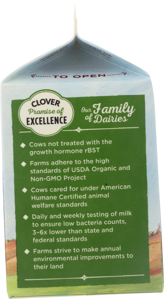 Clover Sonoma: Organic Half & Half, 16 Oz