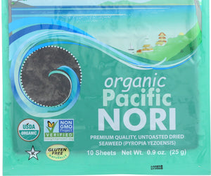 Emerald Cove: Organic Untoasted Nori Sheets, 10 Pc