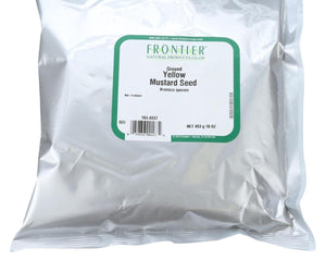 Frontier Herb: Yellow Mustard Seed Ground, 16 Oz - RubertOrganics