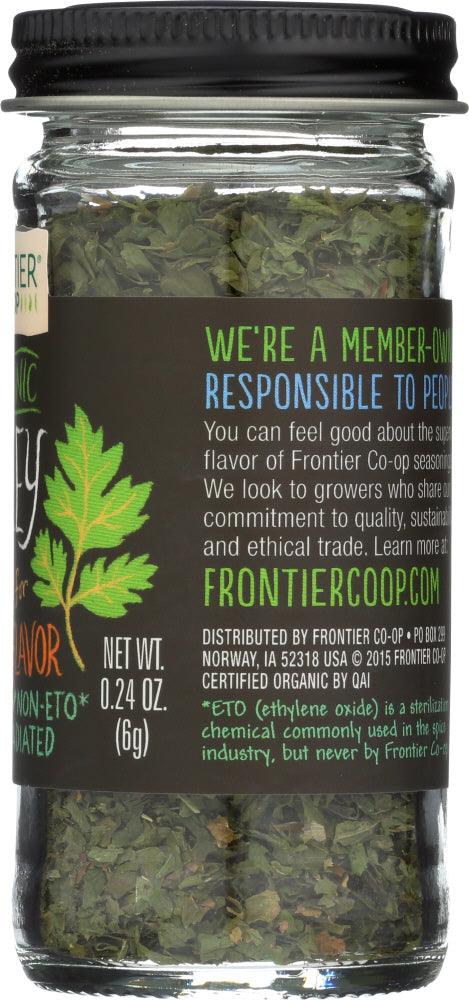 Frontier Herb: Organic Parsley Bottle, 0.24 Oz - RubertOrganics