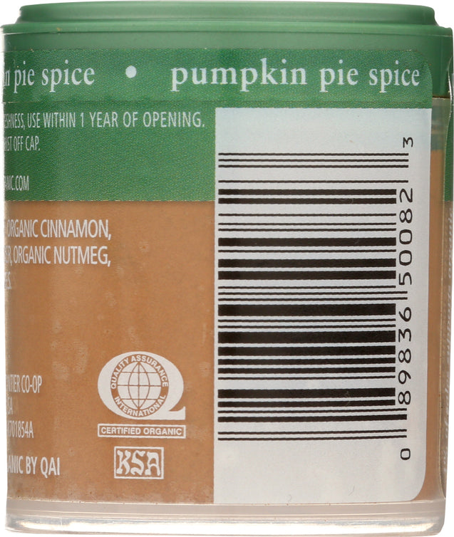 Simply Organic: Mini Pumpkin Pie Spice Organic, .46 Oz