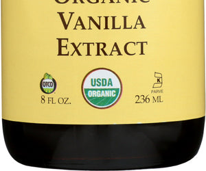 Flavorganics: Extract Vanilla Organic, 8 Oz