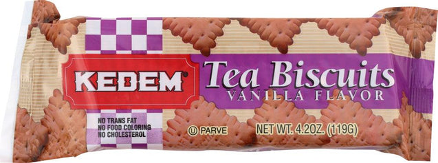 Kedem: Tea Biscuit Vanilla, 4.2 Oz - RubertOrganics