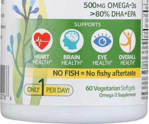 Ovega-3: Plant Based Omega-3, 60 Sg - RubertOrganics