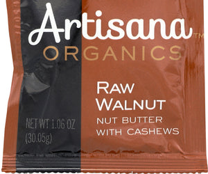 Artisana: Raw Walnut Butter With Cashews Squeeze Pack Organic, 1.06 Oz