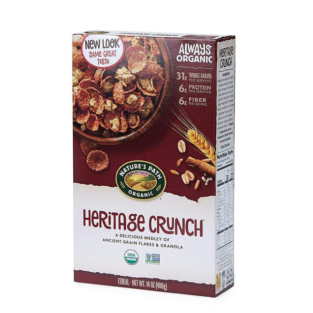 Natures Path: Heritage Crunch Cereal, 14 Oz - RubertOrganics