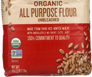 Arrowhead Mills: Organic Unbleached All Purpose Flour, 5 Lb