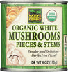 Native Forest: Organic White Mushroom Pieces And Stems, 4 Oz