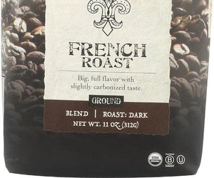 Jim's Organic Coffee: French Roast Coffee, 11 Oz - RubertOrganics