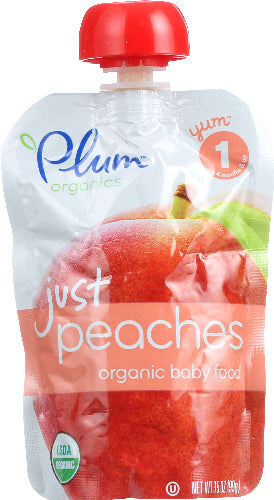 Plum Organics: Baby Puree Jst Frt Pch Org, 3.5 Oz