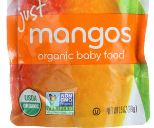 Plum Organics: Baby Puree Just Fruit Mango, 3.5 Oz