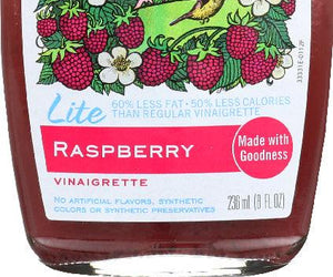 Annies Homegrown: Lite Raspberry Vinaigrette Dressing, 8 Oz - RubertOrganics