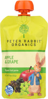 Peter Rabbit: Puree Fruit Apple Grape, 4 Oz