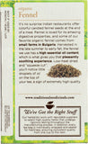 Traditional Medicinals: Tea Fennel Organic, 1.13 Oz