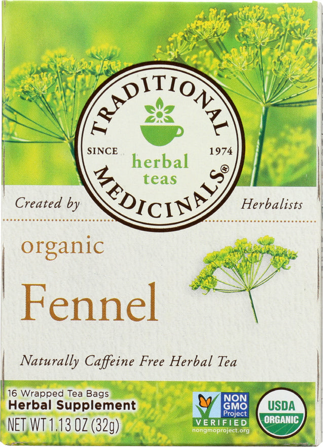 Traditional Medicinals: Tea Fennel Organic, 1.13 Oz