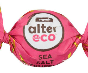 Alter Eco: Organic Dark Chocolate Sea Salt Truffle, 0.42 Oz - RubertOrganics