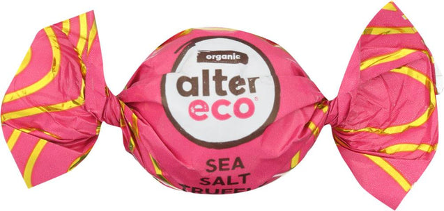 Alter Eco: Organic Dark Chocolate Sea Salt Truffle, 0.42 Oz - RubertOrganics