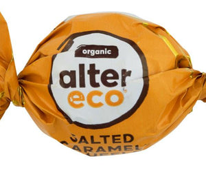 Alter Eco: Organic Dark Chocolate Salted Caramel Truffle, 0.42 Oz - RubertOrganics