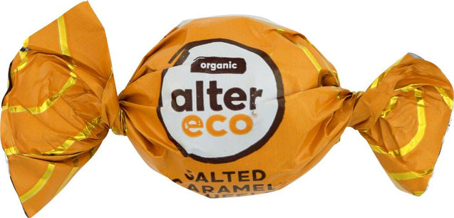 Alter Eco: Organic Dark Chocolate Salted Caramel Truffle, 0.42 Oz - RubertOrganics