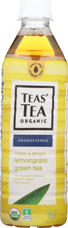 Teas Tea: Tea Green Lemongrass Organic, 16.9 Fo