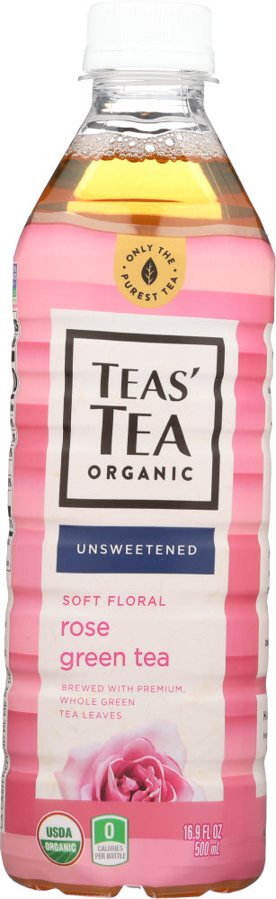 Teas Tea: Tea Green Rose Organic, 16.9 Fo