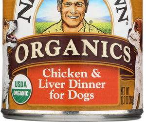 Newmans Own Organic: Dog Can Green Free Liver Chicken, 12.7 Oz