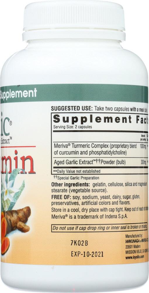 Kyolic: Aged Garlic Extract Inflammation Response Curcumin, 100 Cp - RubertOrganics