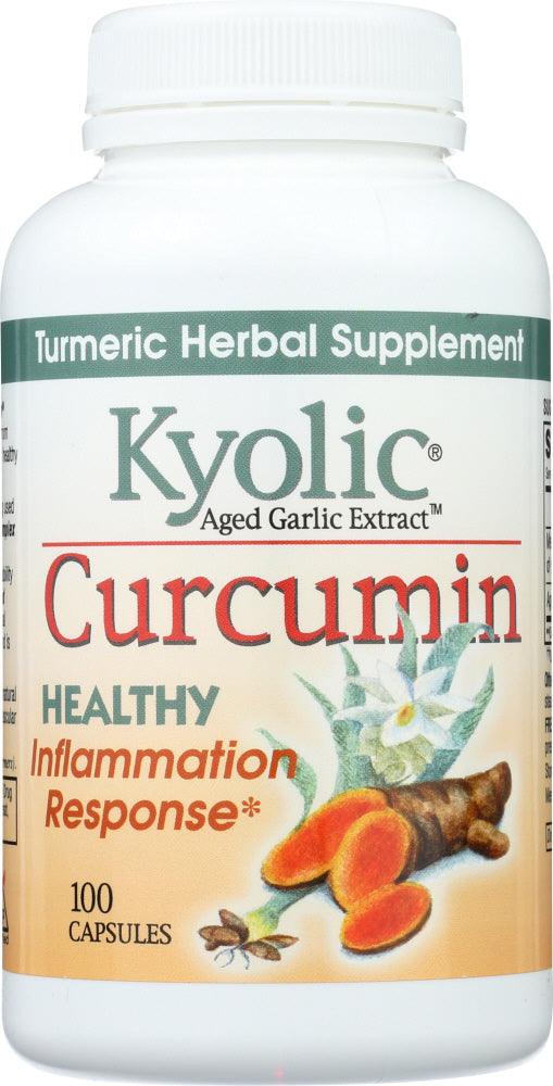 Kyolic: Aged Garlic Extract Inflammation Response Curcumin, 100 Cp - RubertOrganics