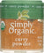 Simply Organic: Mini Curry Powder, .53 Oz